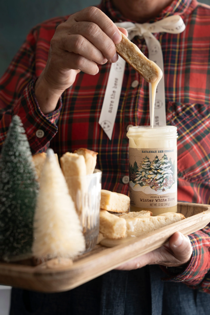 Honey Shortbread Cookies