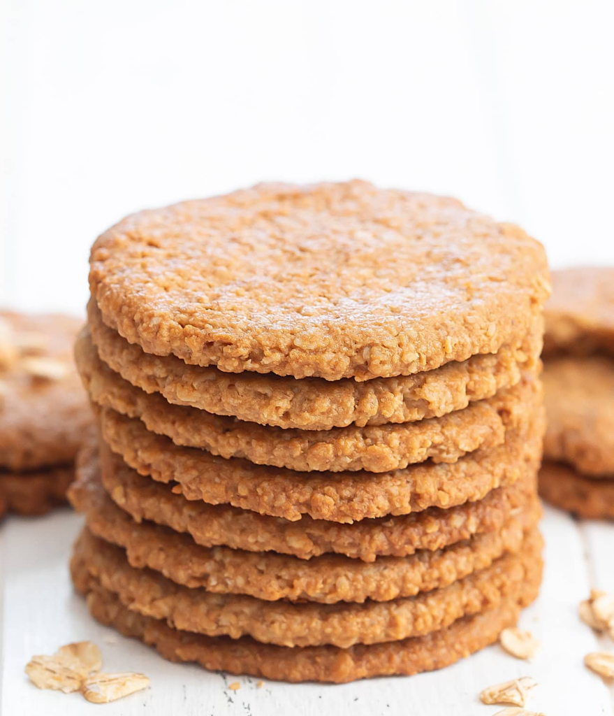 Crispy Honey Oatmeal Cookies